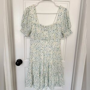 Trixxi Blue Floral Dress